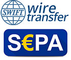SWIFT/SEPA transfer